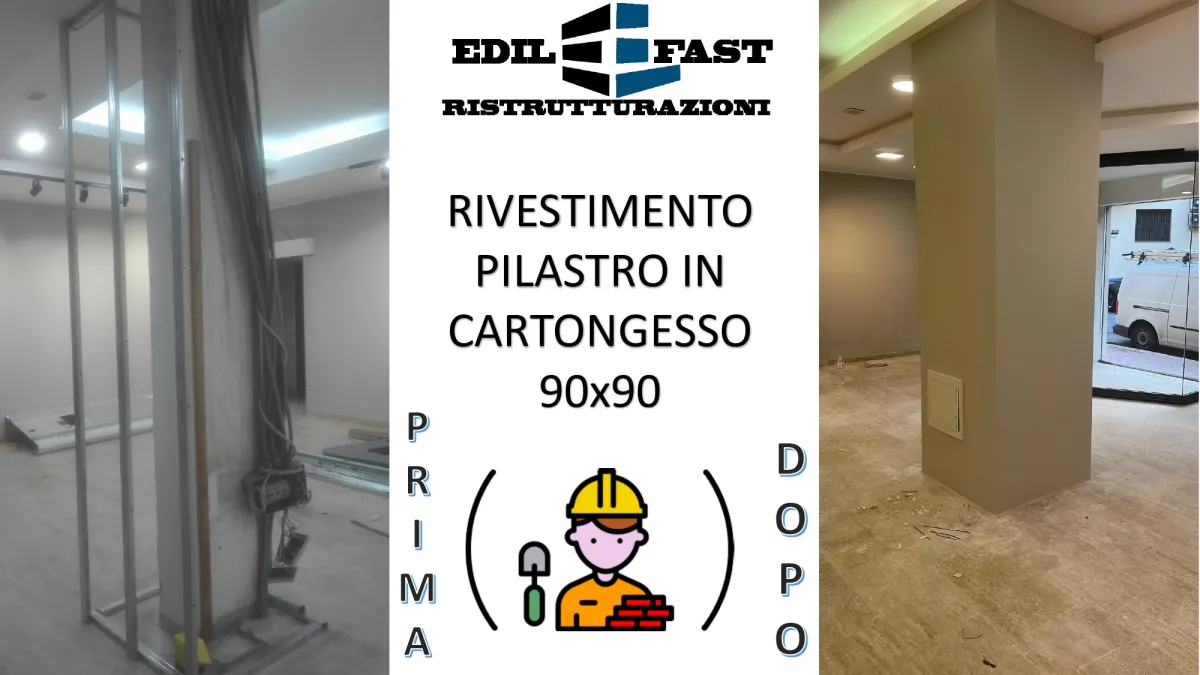 Rivestimento Pilastri in Cartongesso