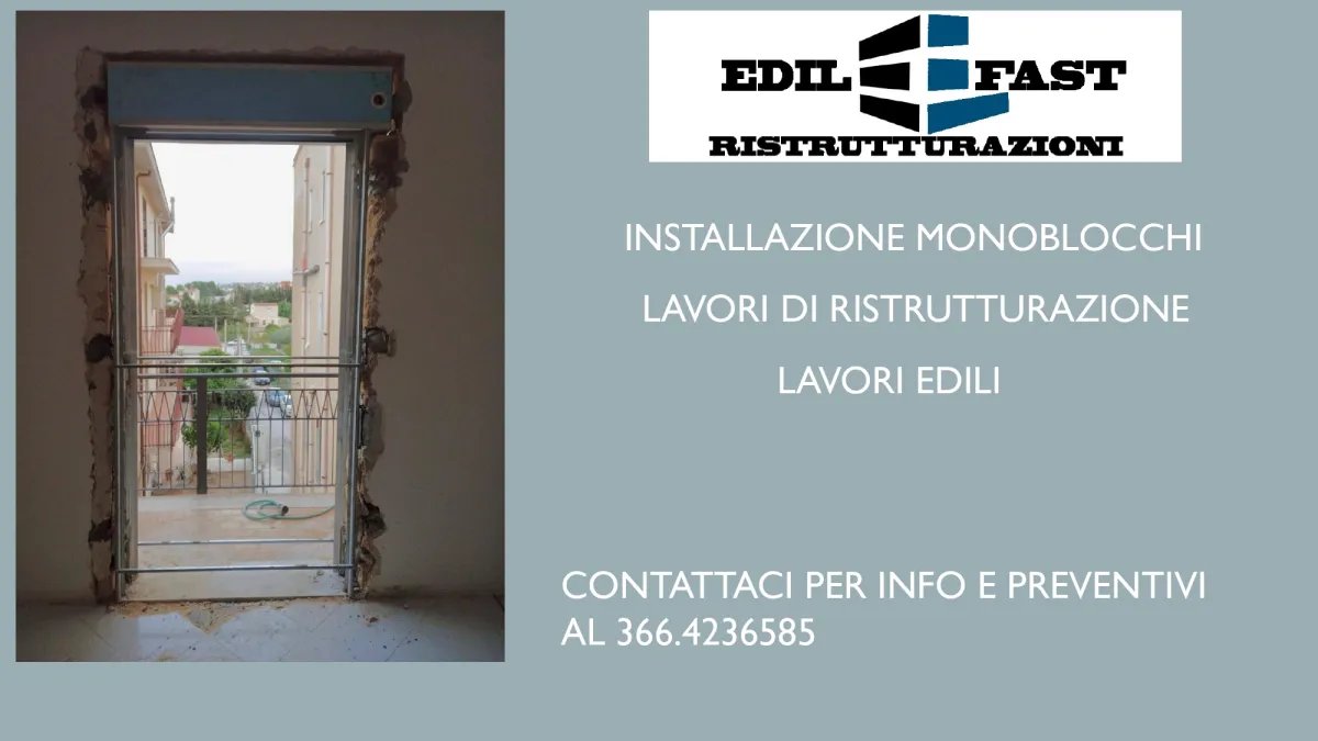 Installazione Monoblocchi