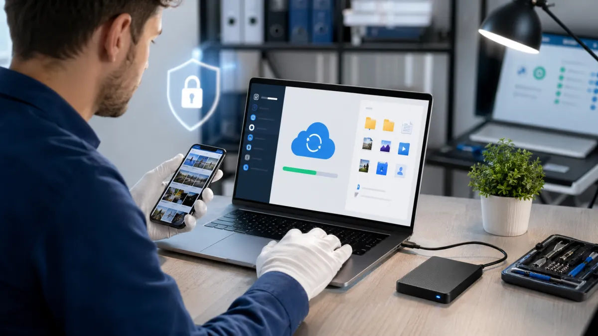 Salvataggio Dati Computer e Smartphone