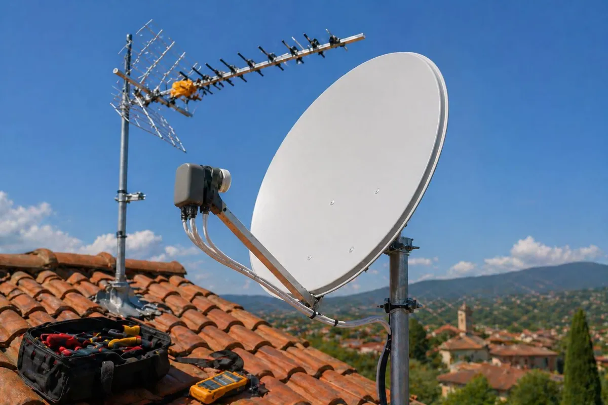 Cablaggio e Assistenza Impianti Videotelevisivi - Antennista