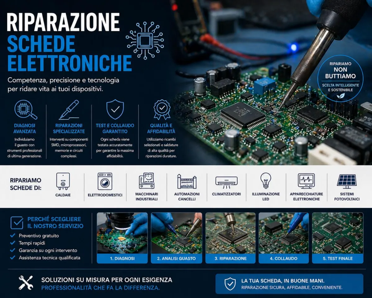 Riparazione Schede Elettroniche